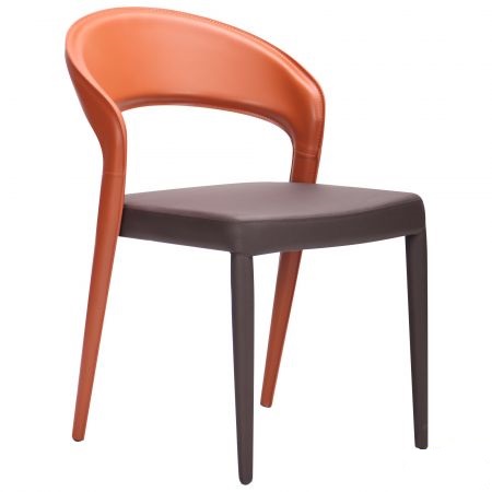 

Стул для кухни, гостиной, кафе, бара Ottoman caramel leather/ PU spice AMF