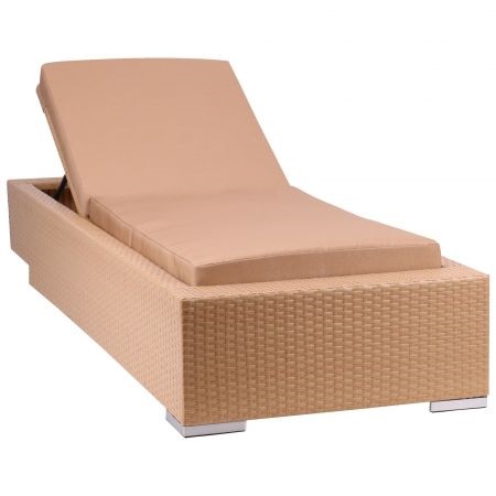 

Шезлонг Dolio из ротанга Elit (SC-B8869) Sand AM3041 ткань A14203 AMF