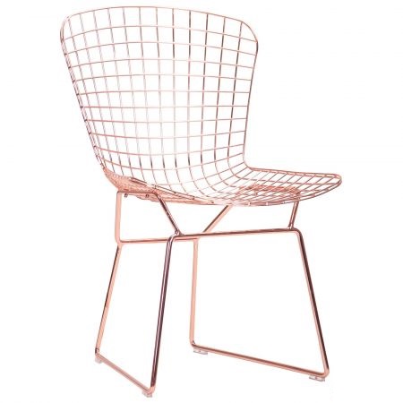 

Стул металлический для кухни, кафе, бара Rubi, rose gold AMF
