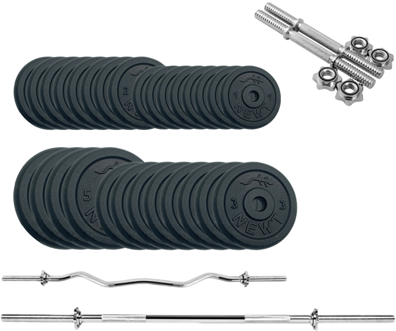 

Набор штанг + гантели металлические Newt Gym Set-HW Home 84 кг (NE-M-HW-SET-79)