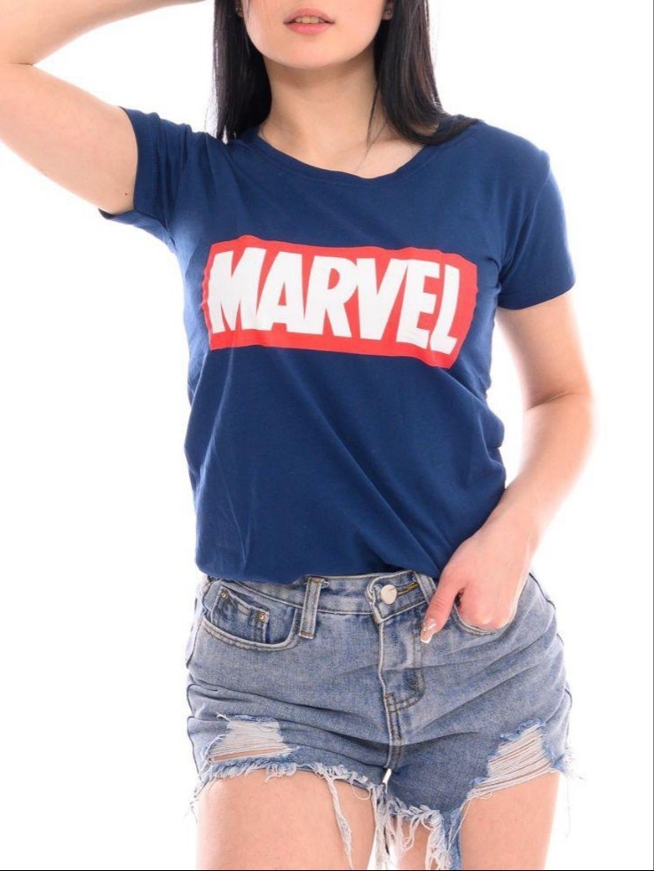 

футболка женская N Angels Marvel синяя One size 3301