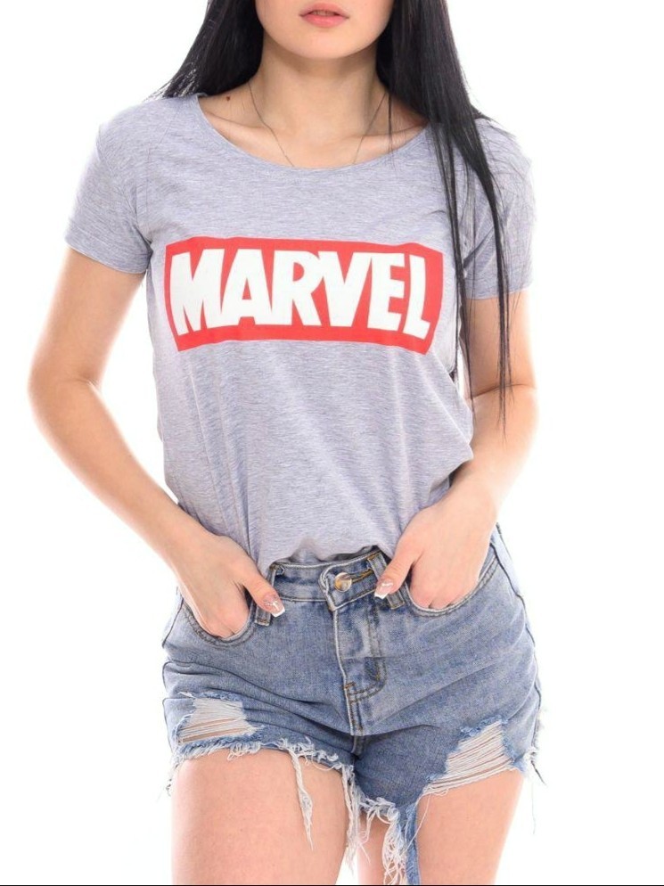 

футболка женская N Angels Marvel серая One size 3302