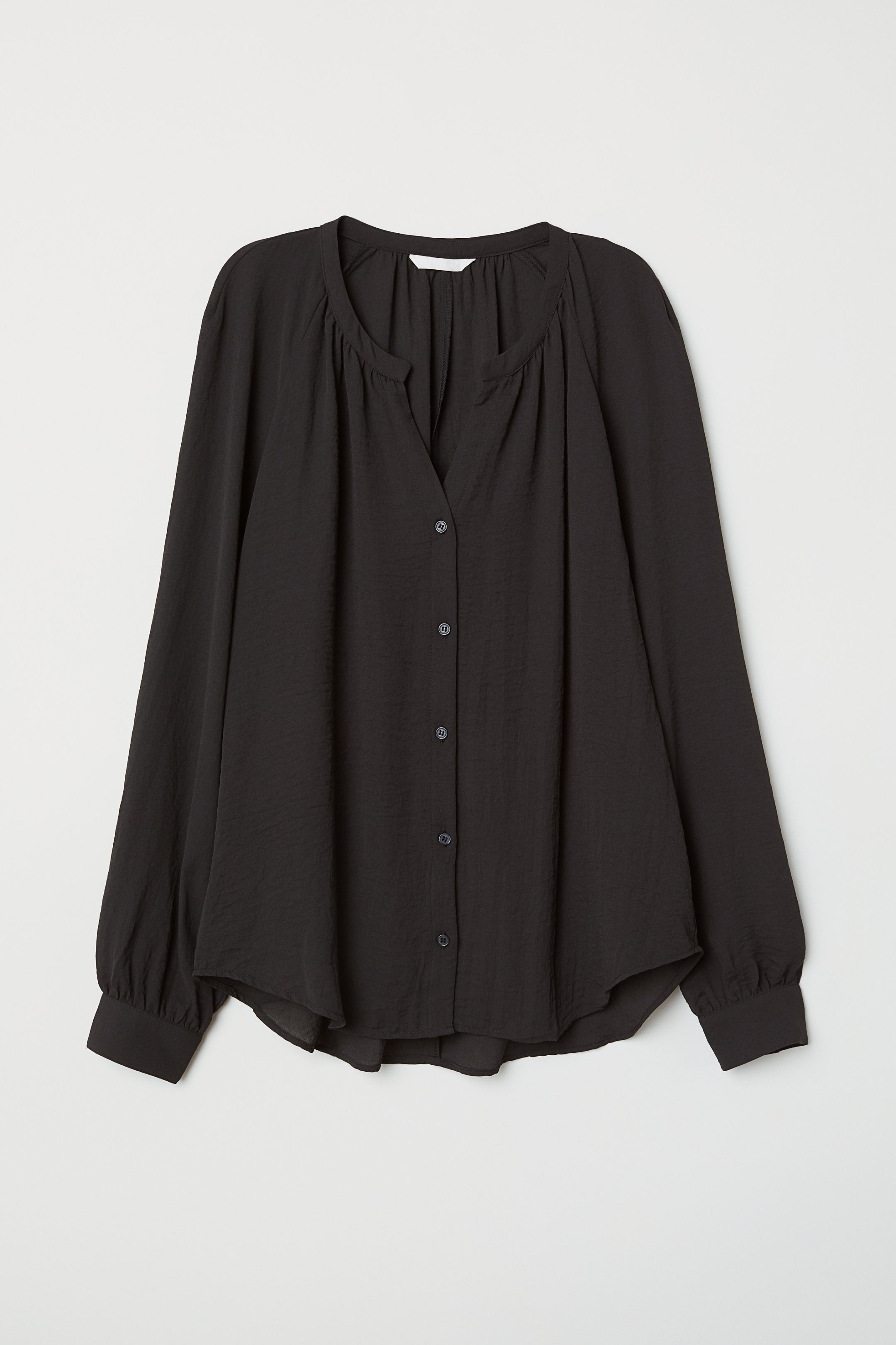 

Блуза H&M 36 Черный 6808468RP5_Черный