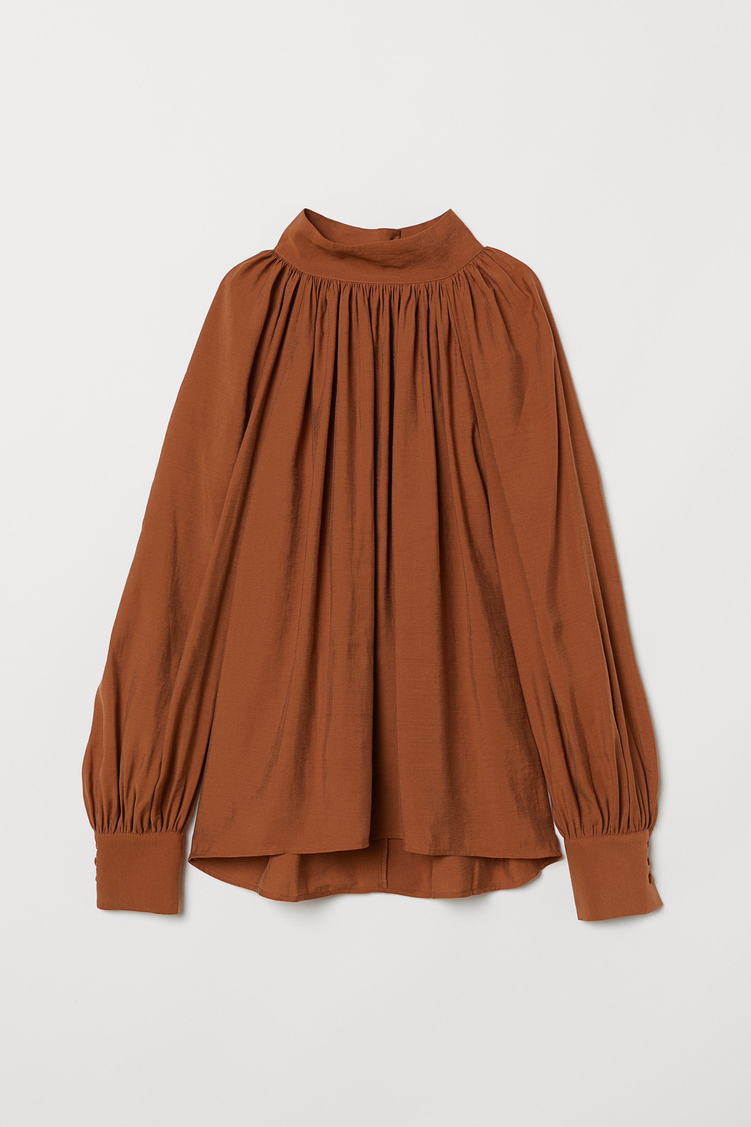 

Блуза H&M 36 Коричневый 6303168RP8_коричневый