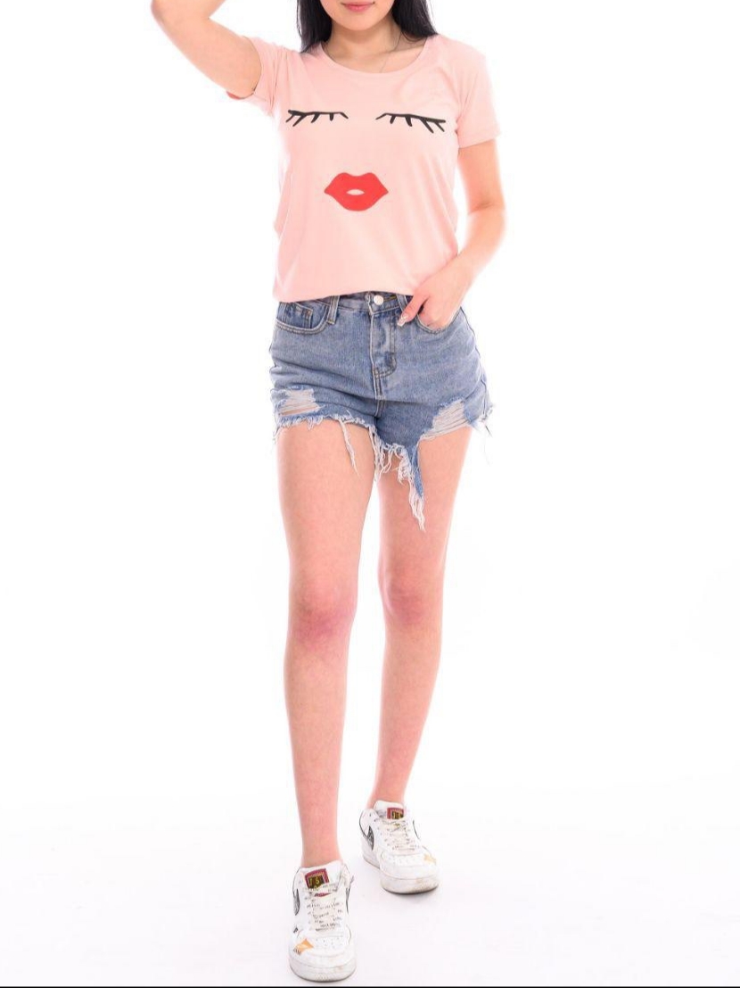 

футболка женская N Angels Eyes нежно розовая One size 3267