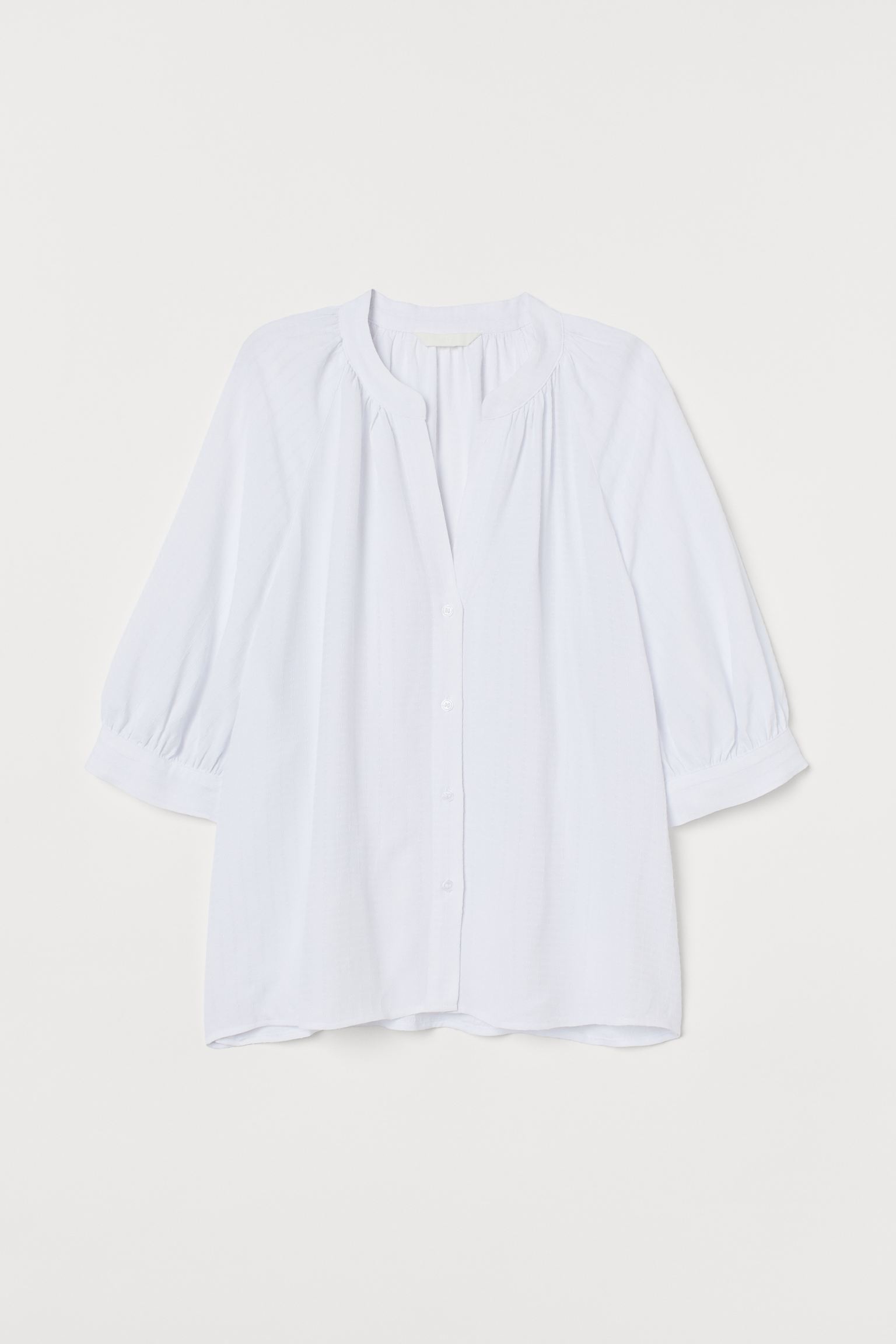 

Блуза оверсайз H&M S Белый 8635651dm_белый