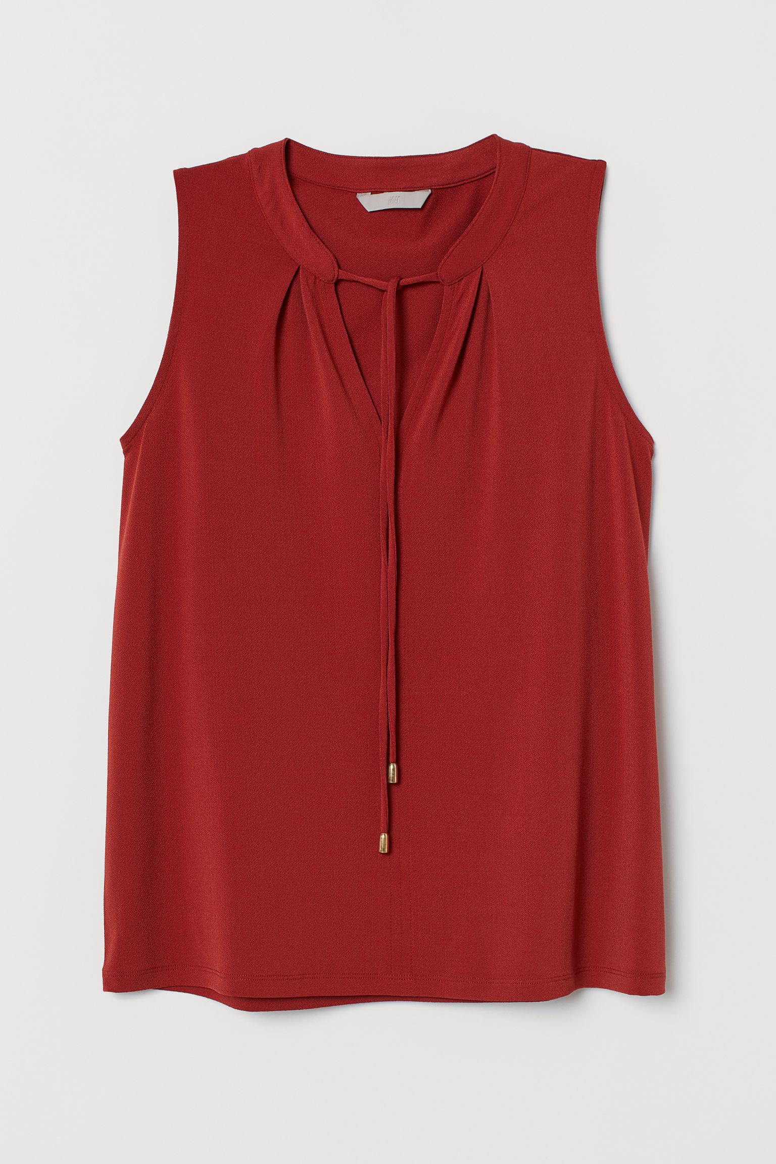 

Блуза б/р H&M XS Терракотовый 7447030sm_терракотовый