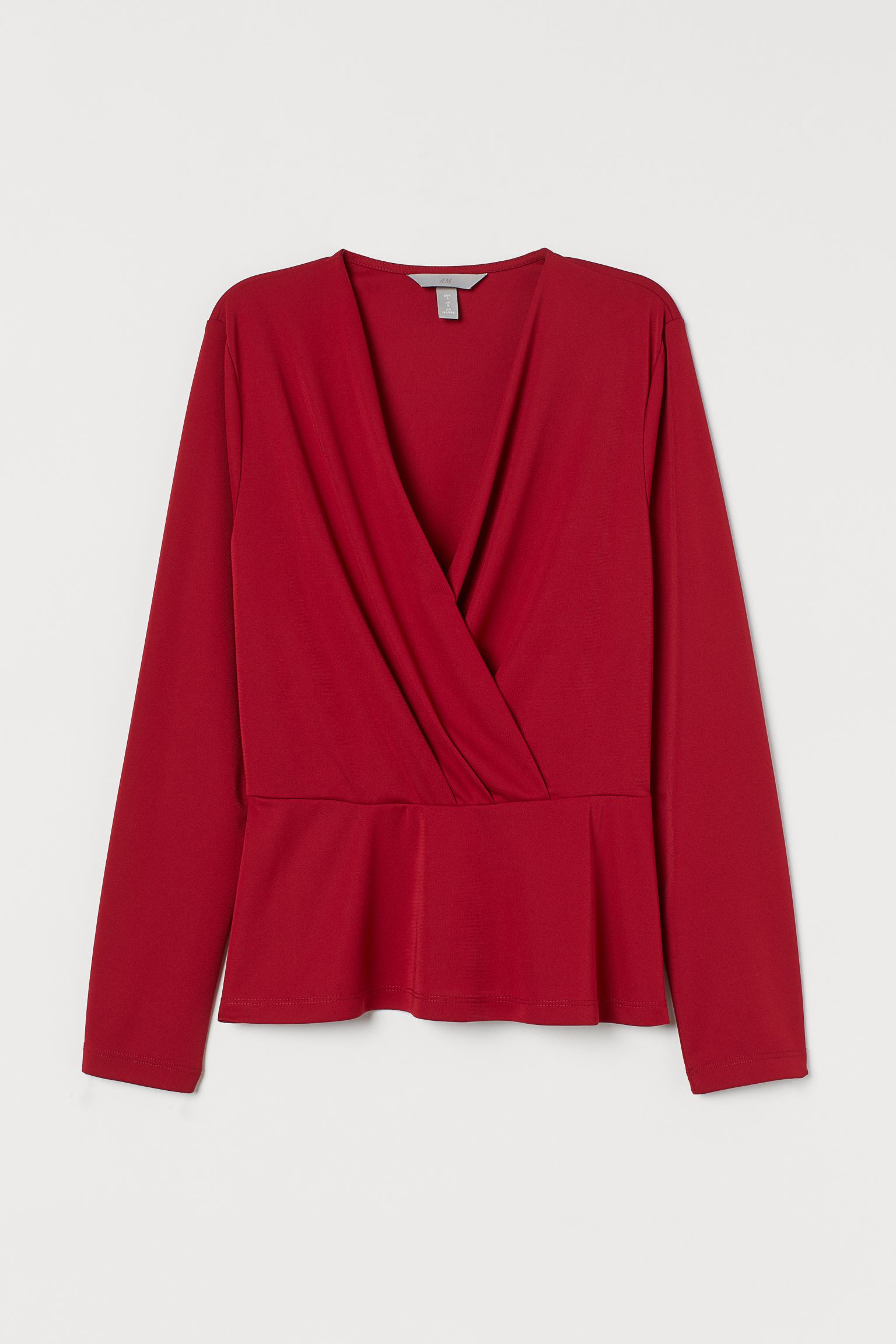 

Блуза H&M L Вишневый 8008070sm_вишневый