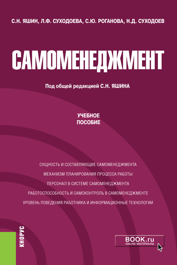 

Самоменеджмент. Учебное пособие