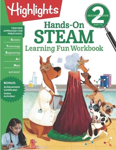 

Hands-On STEAM Learning Fun Workbook. Second Grade