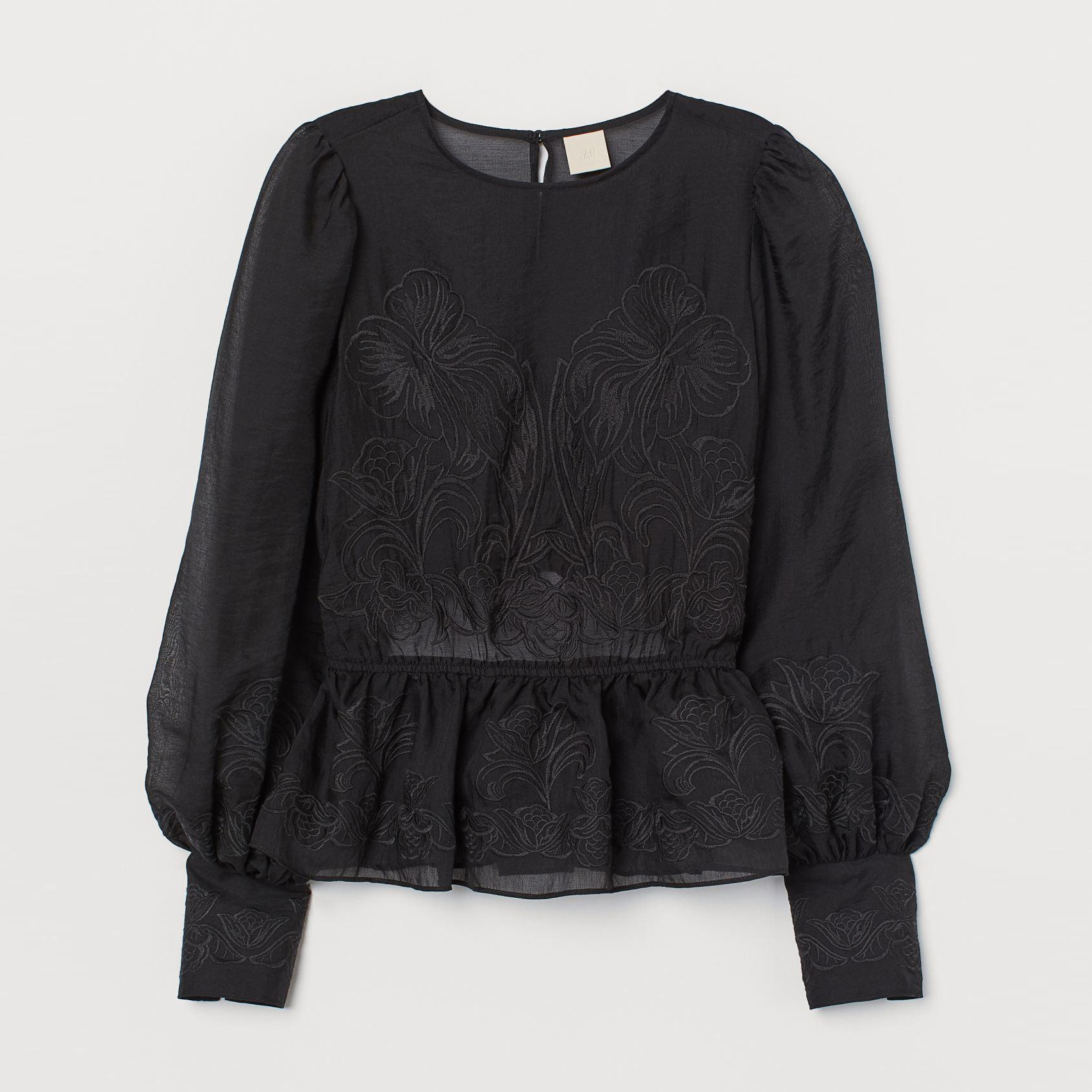 

Блузка H&M XAZ231881IYVK 36 Черная