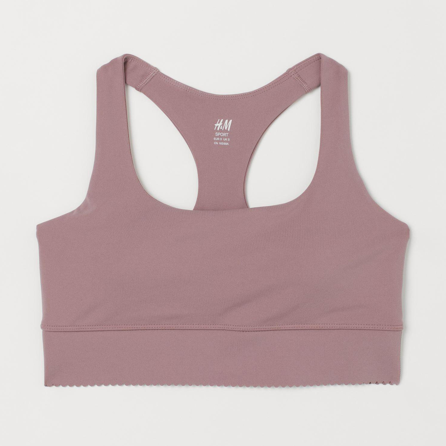 

Спортивный топ H&M XAZ273301LDJX M Бледно-сиреневый