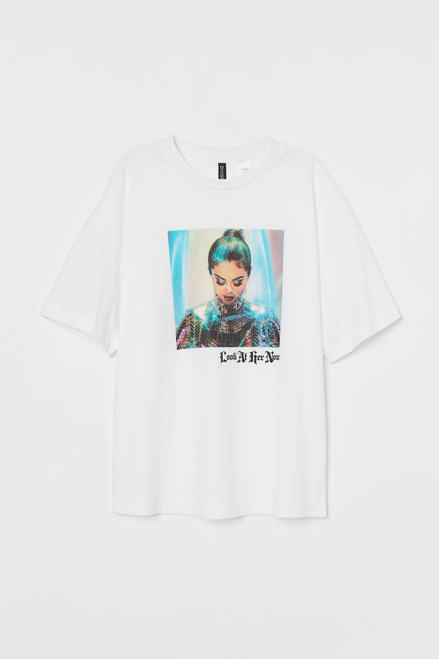 

Футболка H&M M белый с принтом 8262281SGsm_белый с принтом