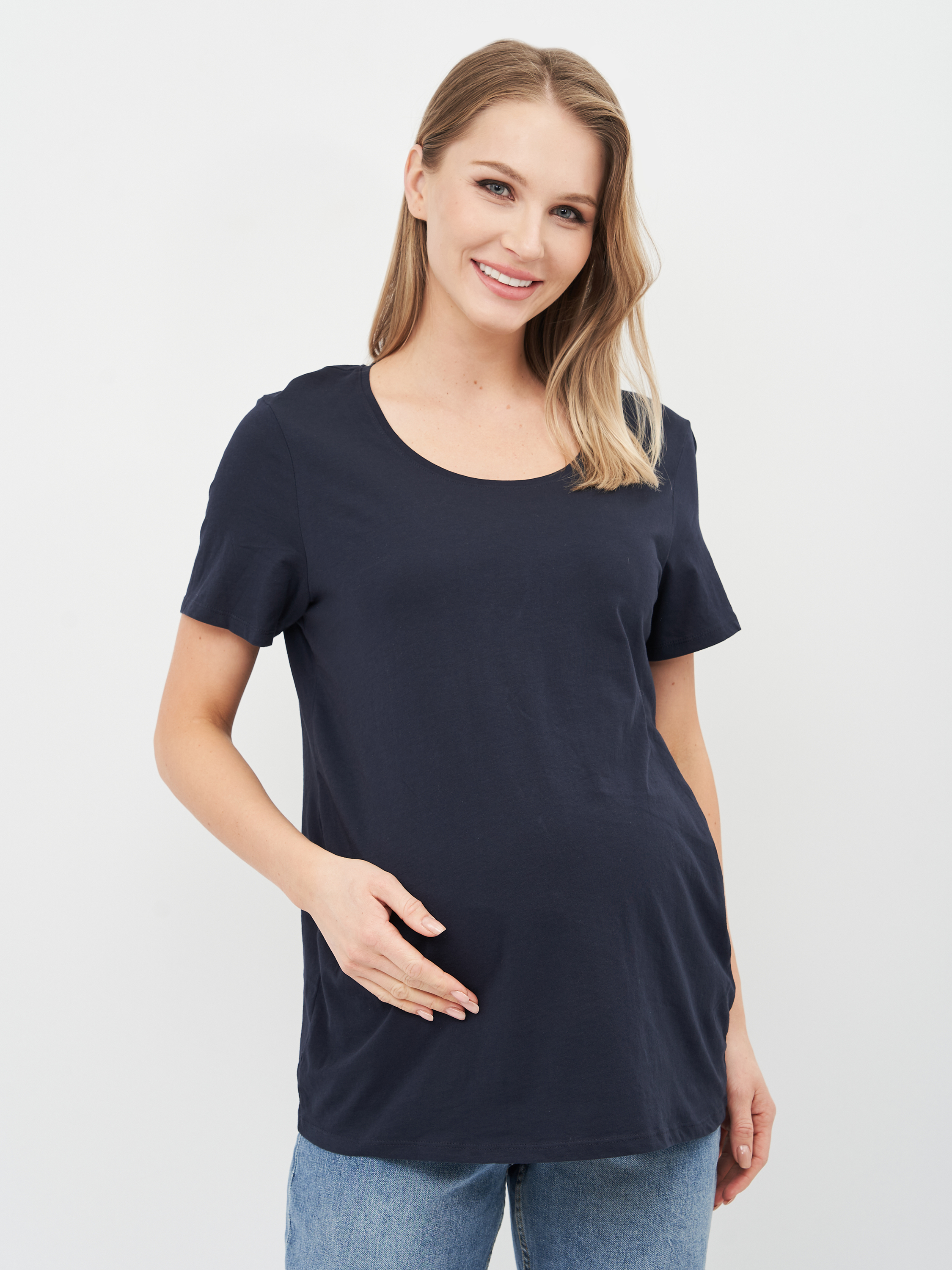 

Футболка для беременных H&M L Темно-синий 8117191dm_Темно-синий