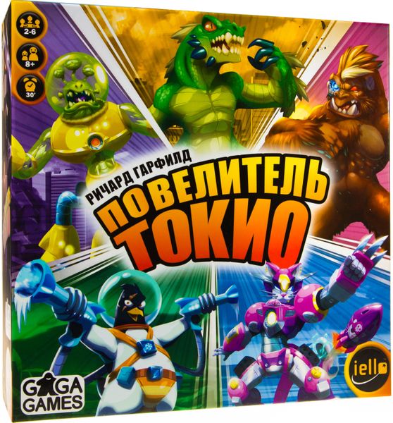 

Настольная игра GaGa Games Повелитель Токио (King of Tokyo) (GG072)
