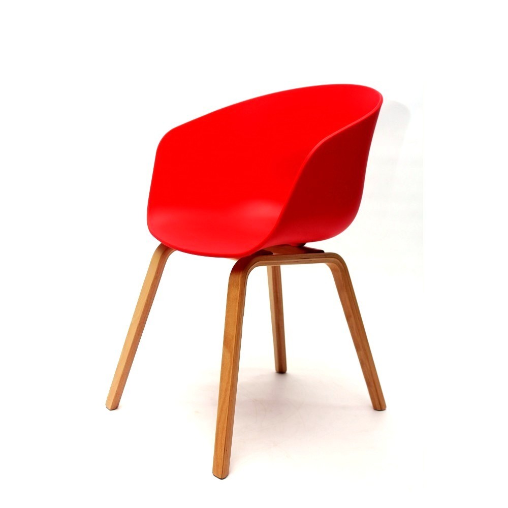 

Стул обеденный Accord EGO АС-125Y красный 470x410x760 мм