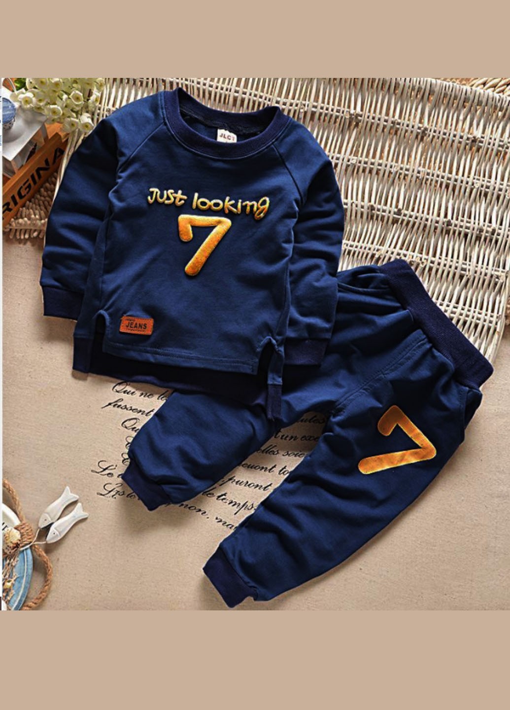 

Спортивный костюм no brand 100 см темно-синий