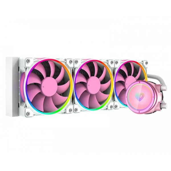 

Система водяного охлаждения ID-Cooling Pinkflow 360 ARGB, Intel: 1200/2066/2011/1366/1151/1150/1155/1156, AMD: TR4/AM4/FM2+/FM2/FM1/AM3+/AM3/AM2+/AM2, 394х120х27 мм, 4-pin