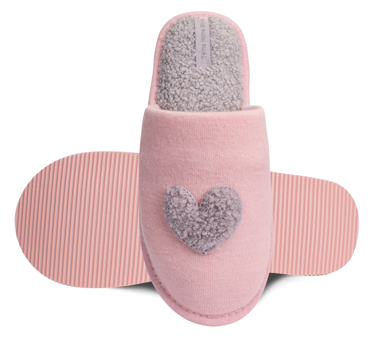 

Комнатные тапочки Twins Твинс женские HS-OZ с декором, розовые, р. 38/39 (6111)