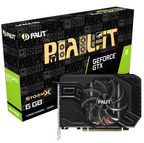 

Видеокарта PALIT GeForce GTX 1660 Super 6GB GDDR6 192-bit StormX (NE6166S018J9-161F)