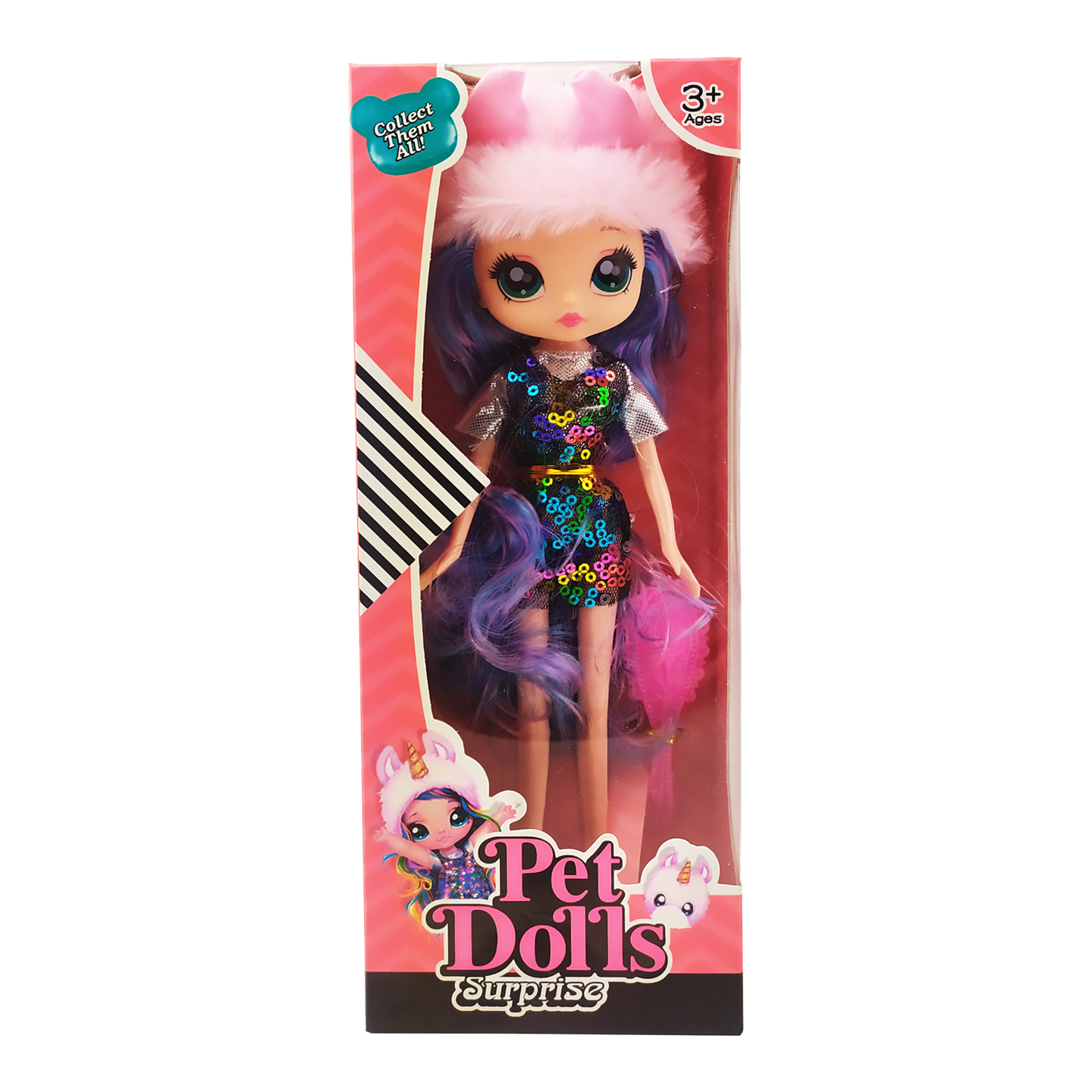 

Детская кукла "Pet Dolls" Единорог 20см. B-LK1132-9-3