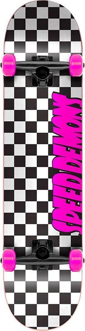 

Скейт Комплит SPD CHECKERS Black/Pink 7.75