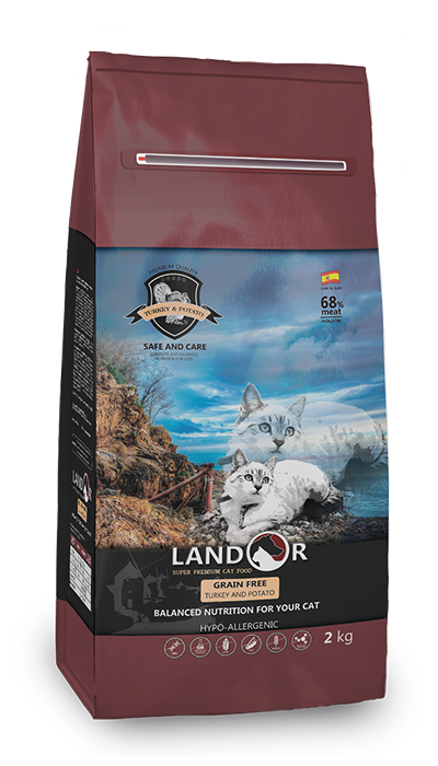 

Сухий корм Landor (Ландор) без глютену для дорослих котів 10кг