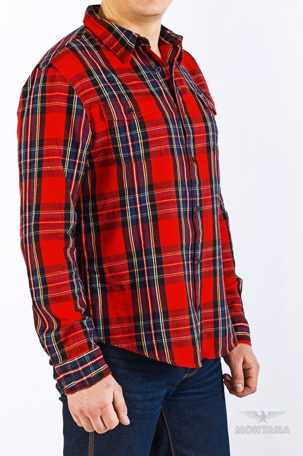 

Рубашка Montana 11058 Red, Рубашка Montana 11058 Red 2XL