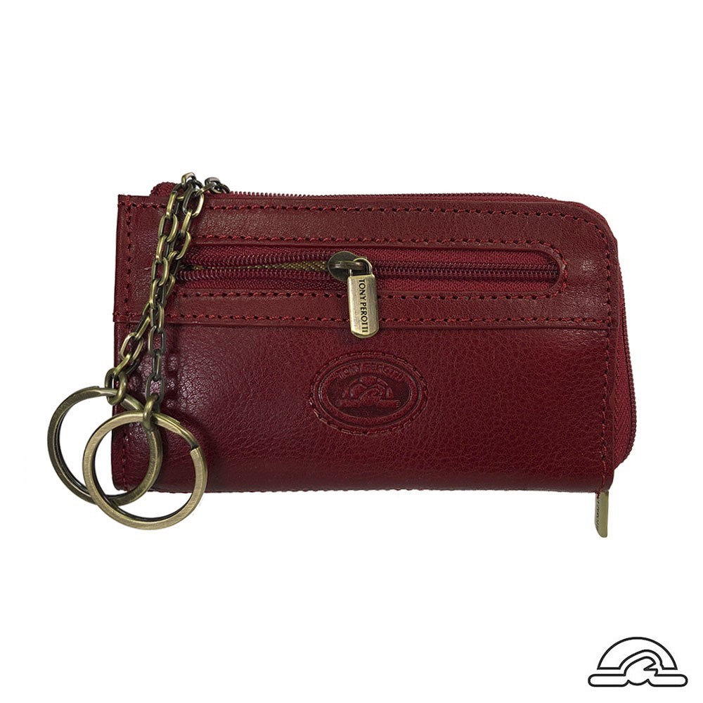 

Ключница кожаная Tony Perotti Tuscania 1941 rosso красная