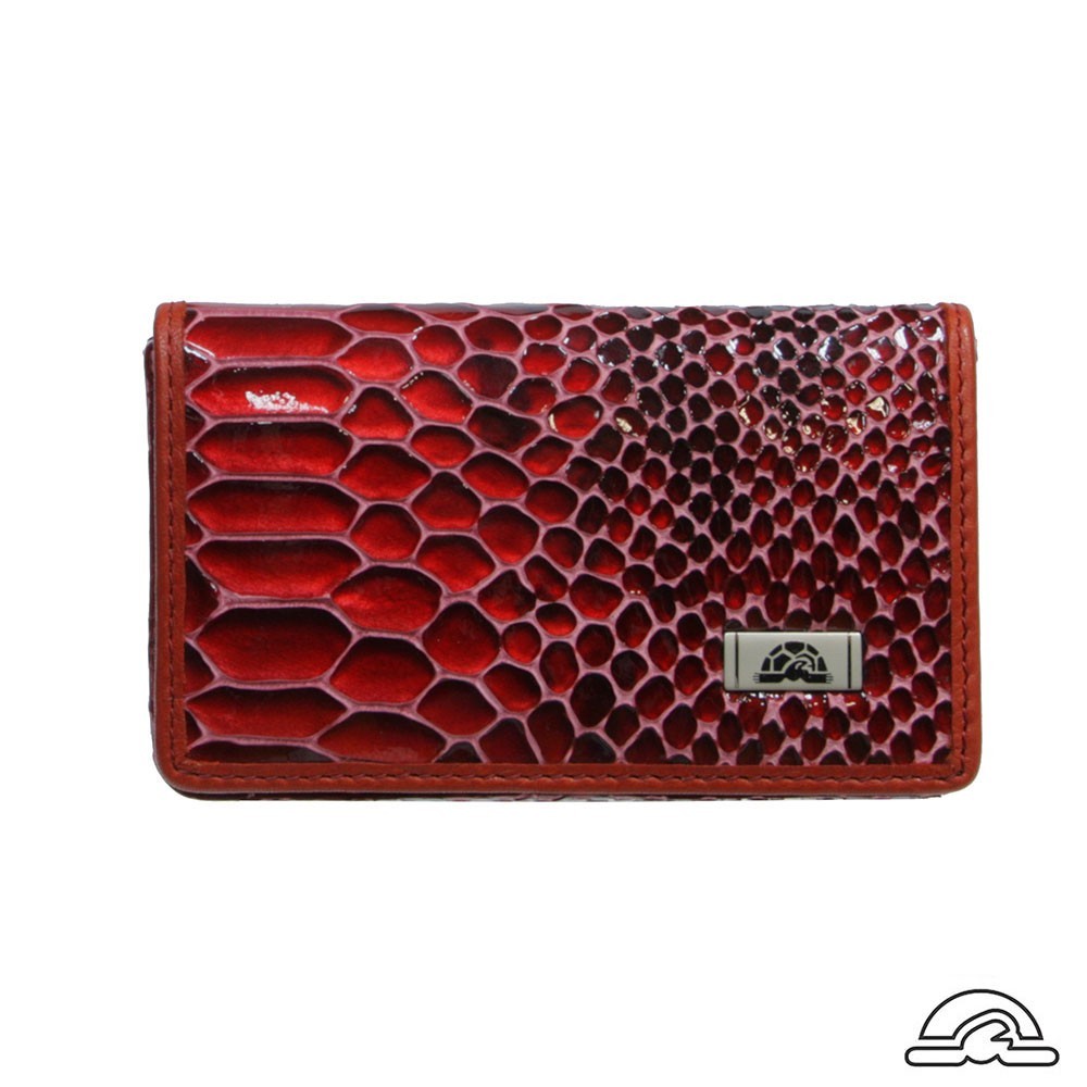 

Визитница кожаная Tony Perotti Fashion 2678 rosso красная