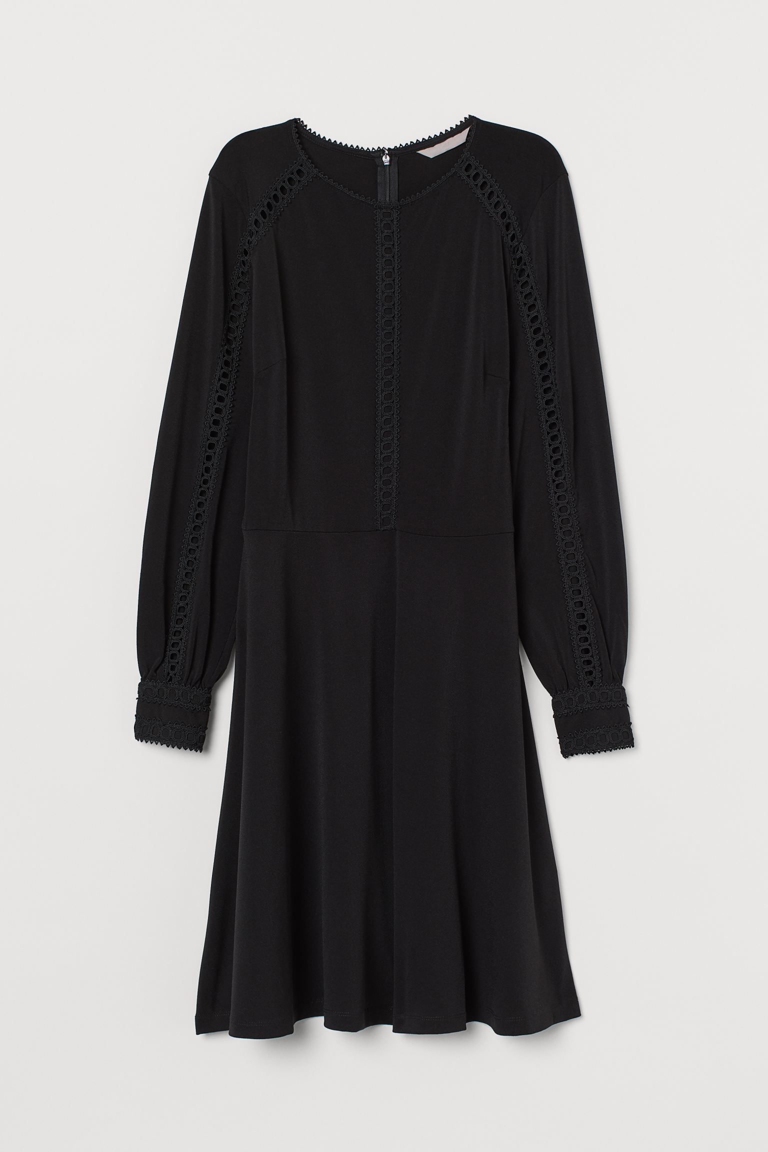 

Платье с кружевом H&M L Черный 8284651dm_черный