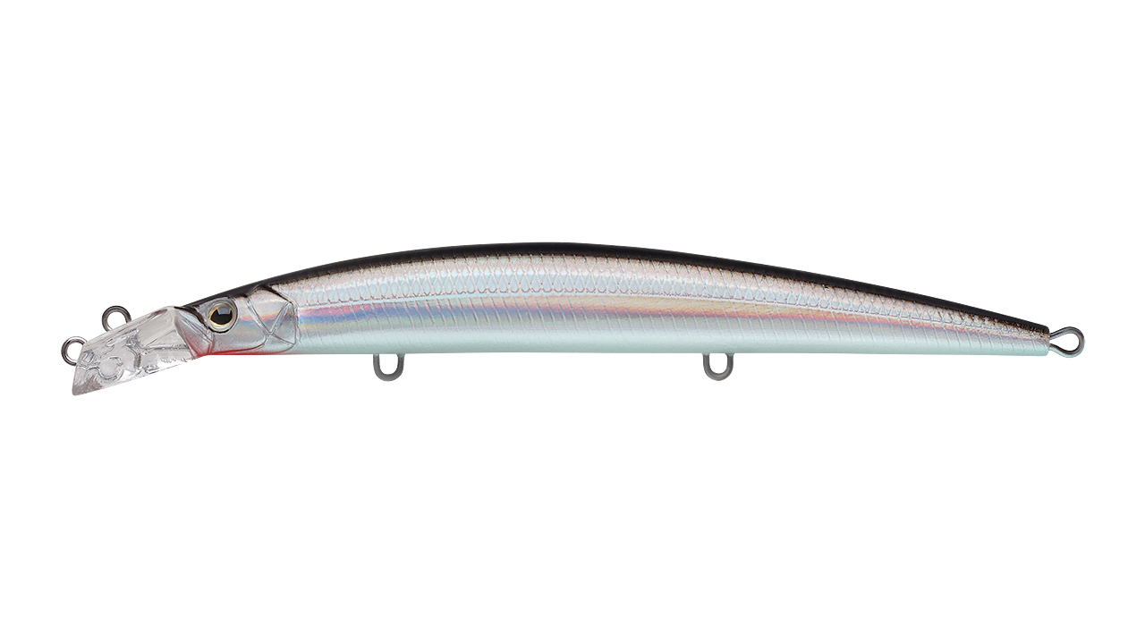 

Воблер Минноу Strike Pro Top Water Minnow 130, 130 мм, 15 гр, Загл. 0,1м.-0,7м., Плавающий, цвет: A010-EP Black Back Silver, (JL-158F#A010-EP) (89542)