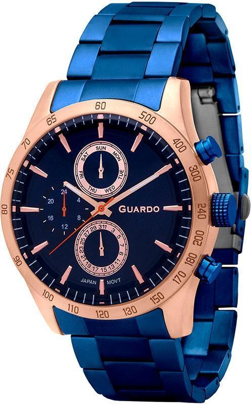 

Часы Guardo PREMIUM P11675(m) RgBlBl браслет кварц.