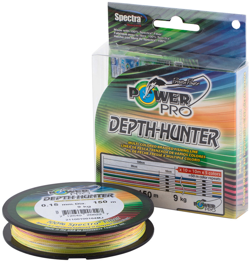

Шнур Power Pro Depth-Hunter 150m Multi Color 0.13 18lb/8kg (110438)