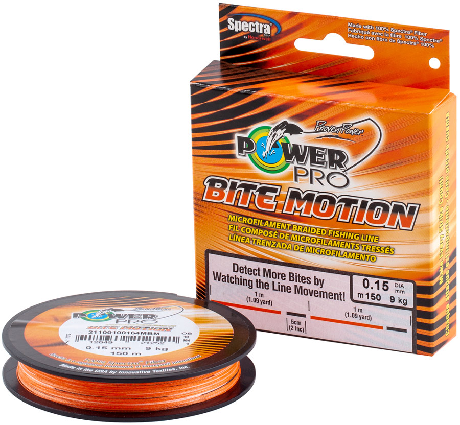 

Шнур Power Pro Bite Motion 150m Orange Black 0.13mm 18lb/8kg (111891)