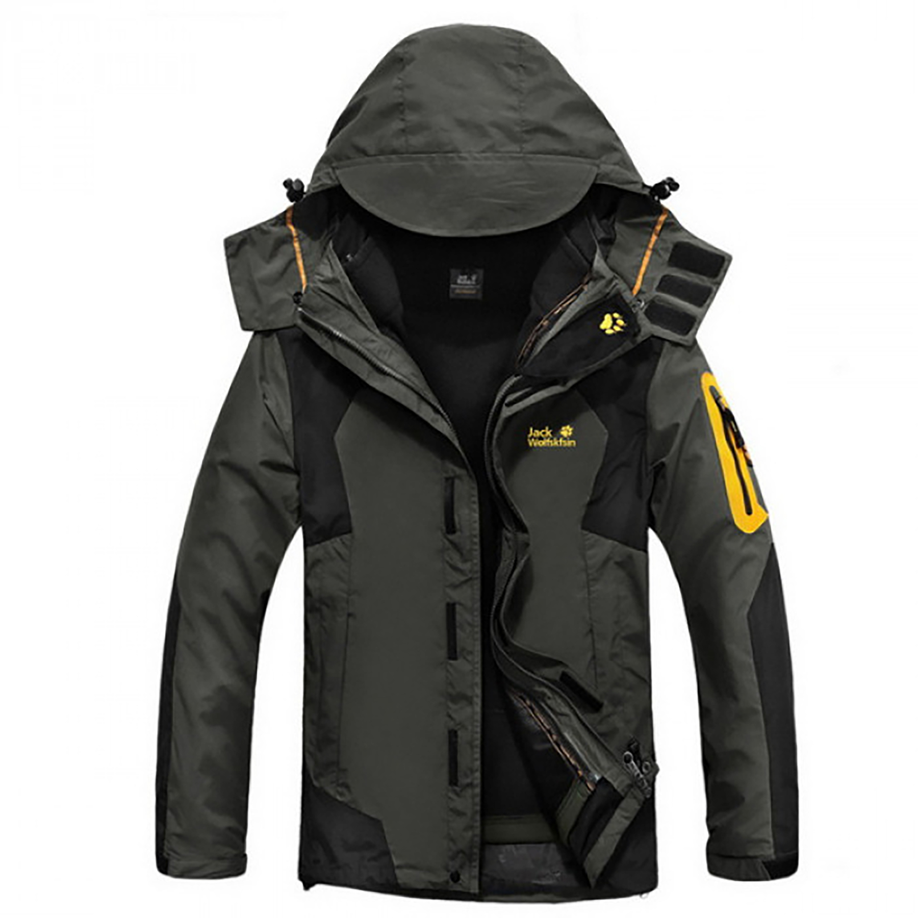 

Куртка Jack Wolfskin зимняя Темно-серая 4XL