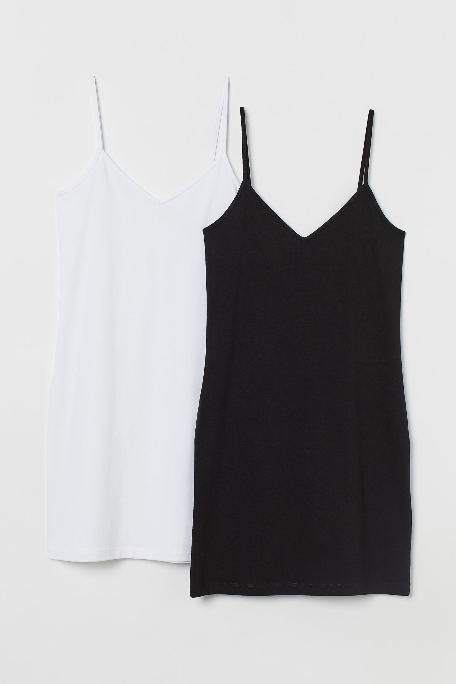 

Набор Платье (2 шт) H&M S черный-белый 8939941sm_черный-белый