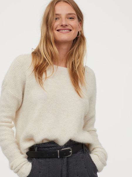 

Джемпер H&M 0802729-0 S Белый
