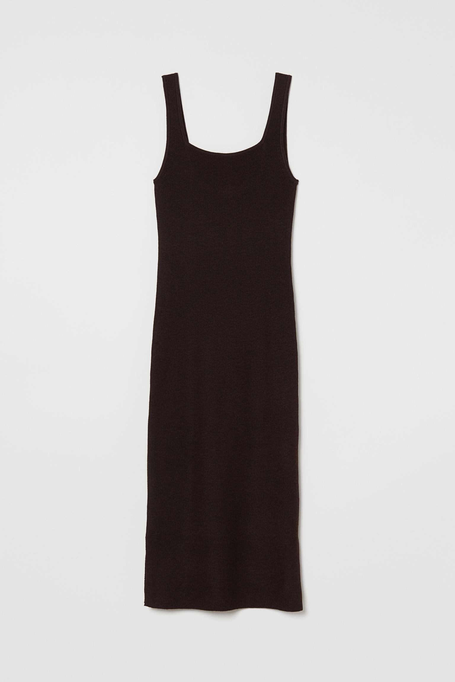 

Платье вязаное H&M XL Темно-коричневый 7552230wtr_Темно-коричневый