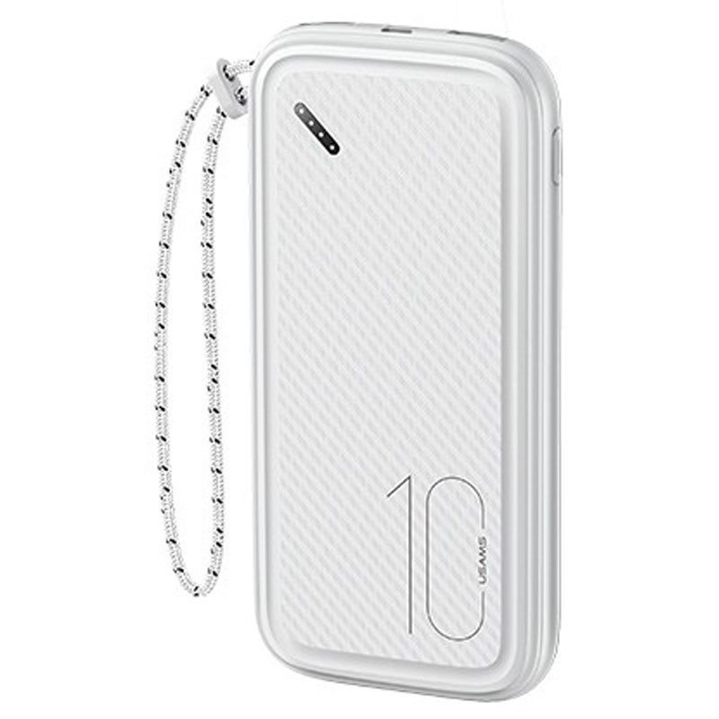

Портативное зарядное устройство Power bank Usams US-CD150 PB56 with Lanyard 10000mAh Белый