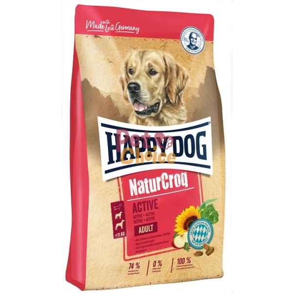 

Сухой корм для активных собак Happy Dog NaturCroq Актив 15 кг