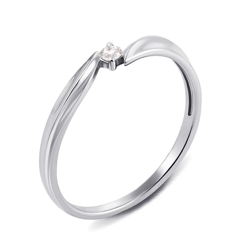 

Кольцо из белого золота с бриллиантом 000134840 17 размера