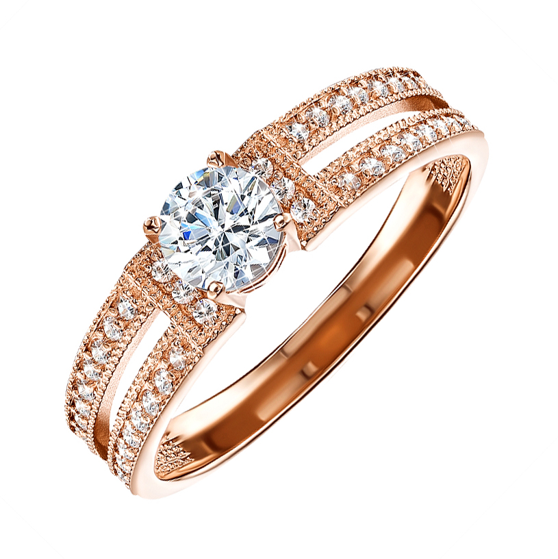 

Кольцо в красном золоте Валенсия с фианитом S Zirconia 000128079 17 размера
