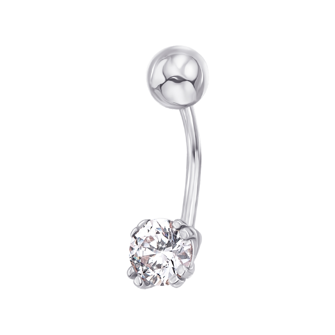 

Золотой пирсинг Сюзон в белом цвете с фианитом S Zirconia 000126385