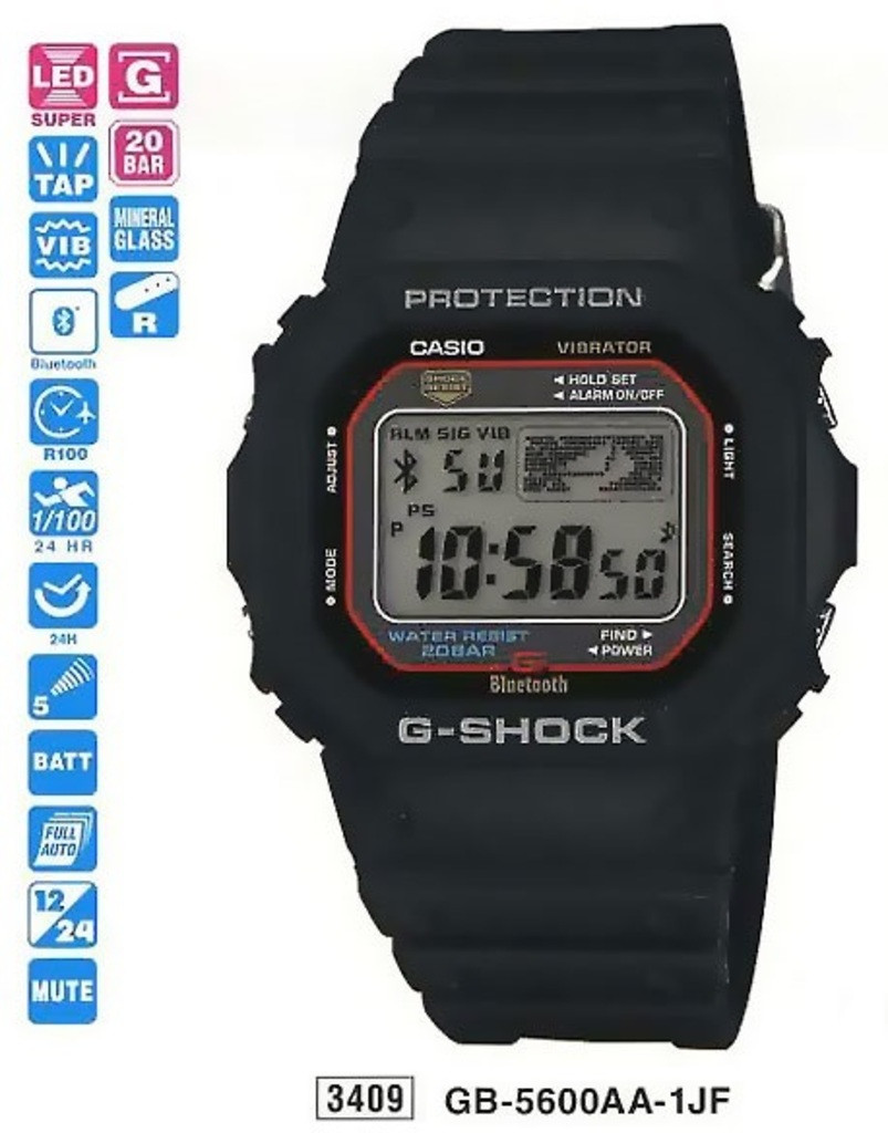 

Часы CASIO GB-5600AA-1ER
