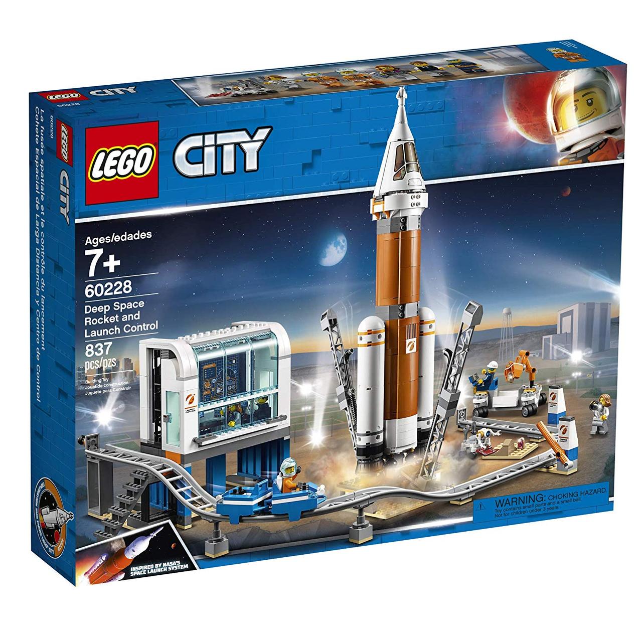 

Конструктор LEGO City Космическая ракета и пункт управления запуском 837 деталей (60228)