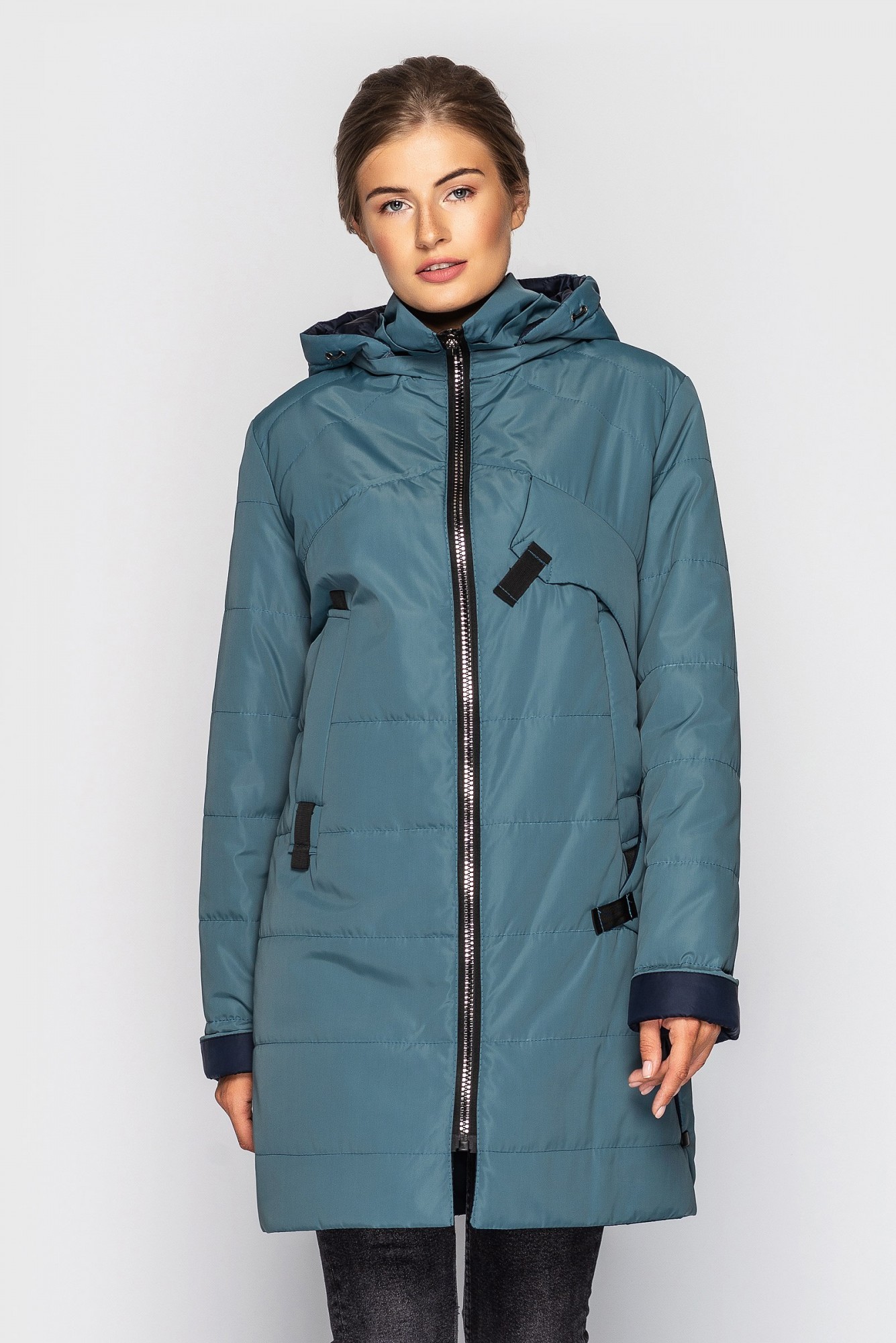 

Куртка Exclusive moda М-151  Морская волна, Куртка Exclusive moda М-151 56 Морская волна