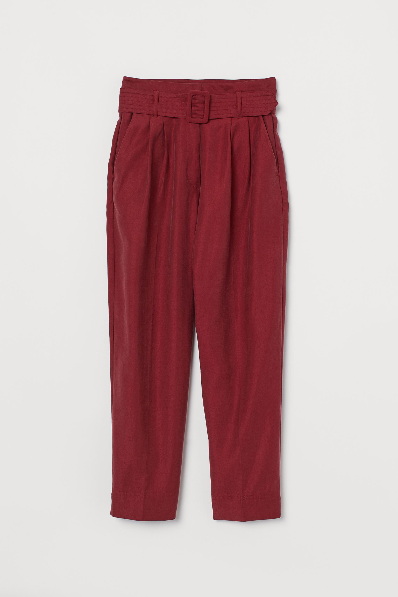 

Брюки H&M 36 Темно-красный 7537780sm_темно-красный