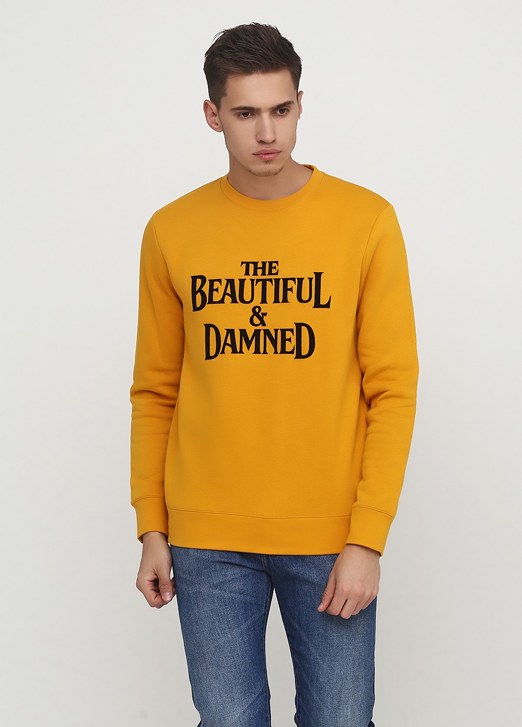 

Свитшот H&M XS Горчичный 2-6233367_горчичный