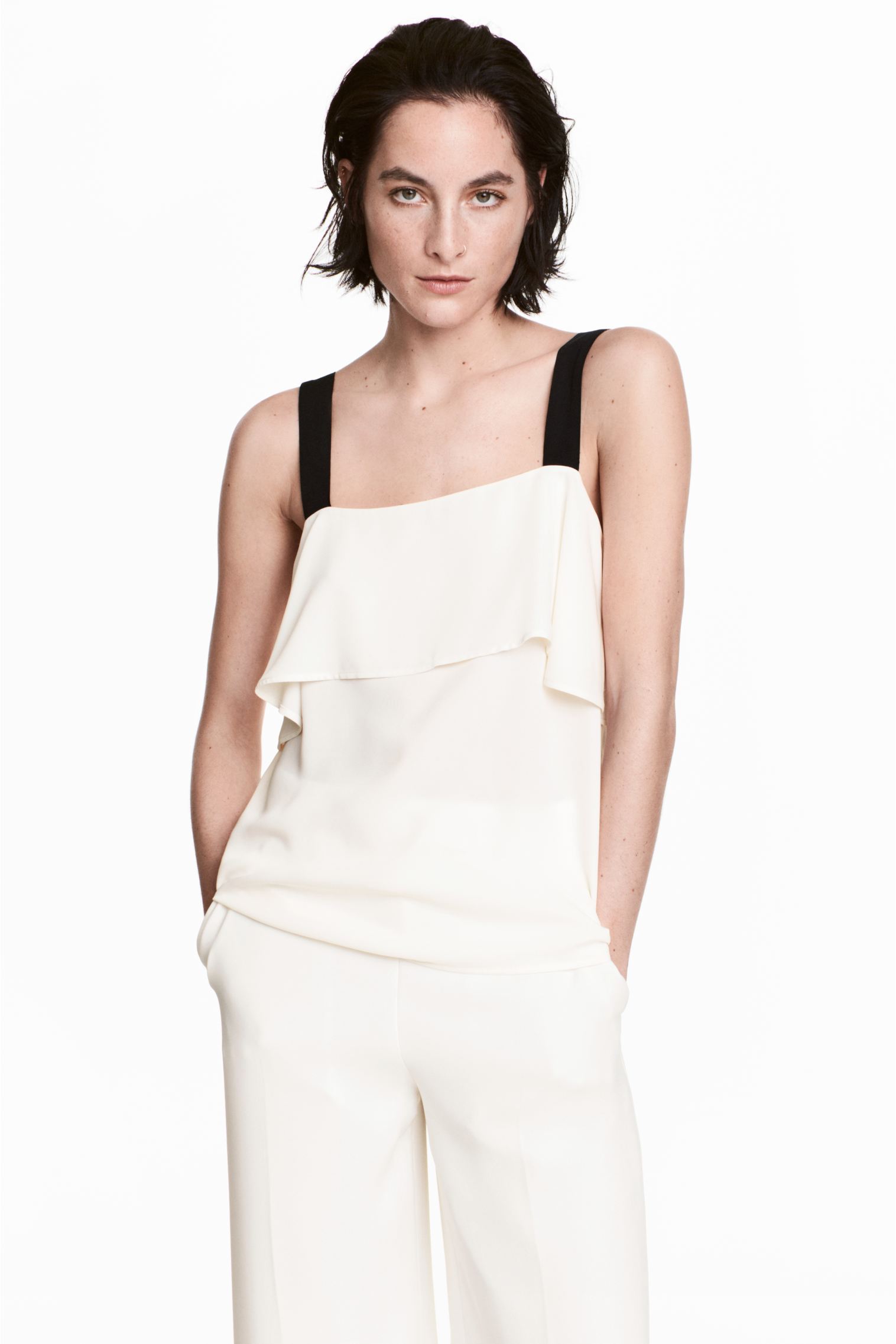 

Топ H&M 36 Белый 5107926RP31_белый